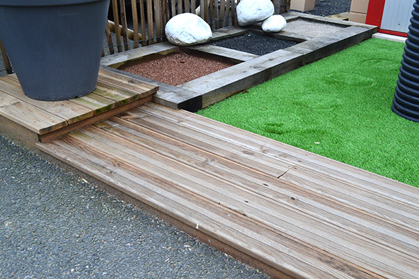 Lame de terrasse bois sel marron classe 4