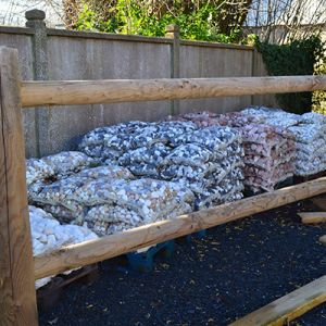 Lisse ronde bois sel vert classe 4