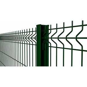 Poteau pour grillage rigide