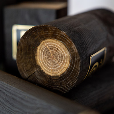 Poteau bois rond Dura² classe 4