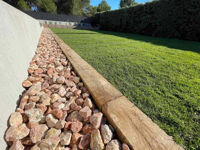 Traverse paysagère en chêne