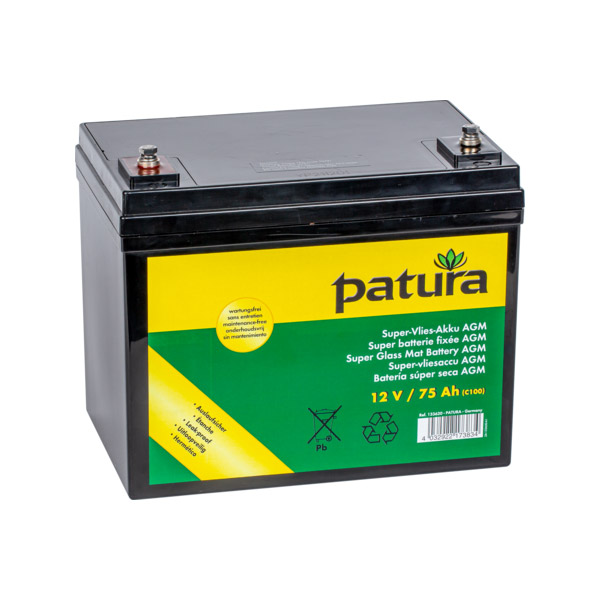 Super batterie fixée AGM 12 V