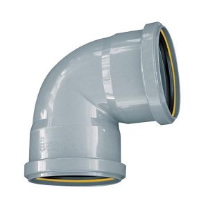 Coude PVC NF à joint