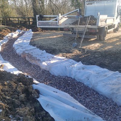 Cailloux de drainage 20/40