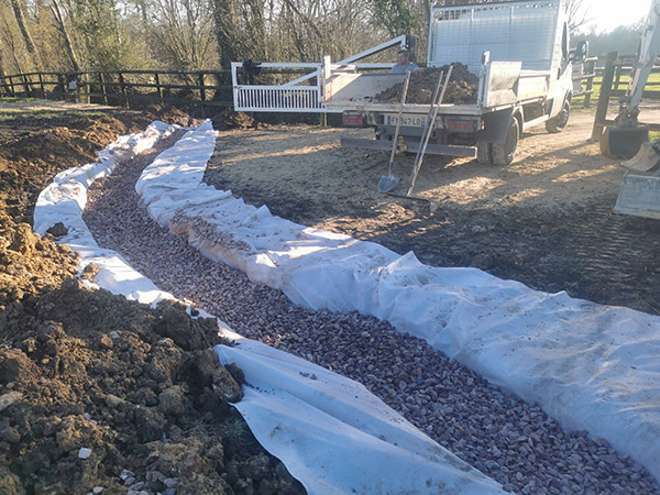 Cailloux de drainage 20/40