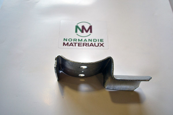 Connecteur de départ galva pour poteau rond