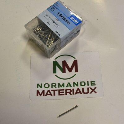 Pointe tête homme 1,6×30