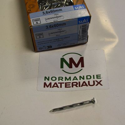 Pointe torsadée 60×3,6