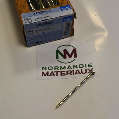 Pointe torsadée 80×3,6