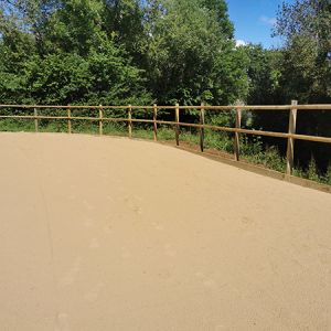 Connecteur intermédiaire galva pour poteau rond