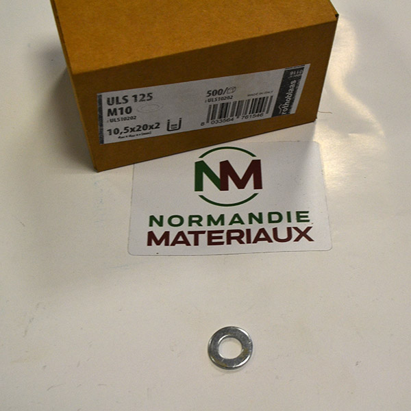 Rondelle M10 10,5x20x2