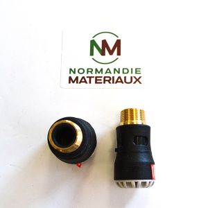 Raccord male Plasson serie 1