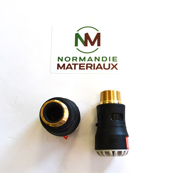 Raccord male Plasson serie 1