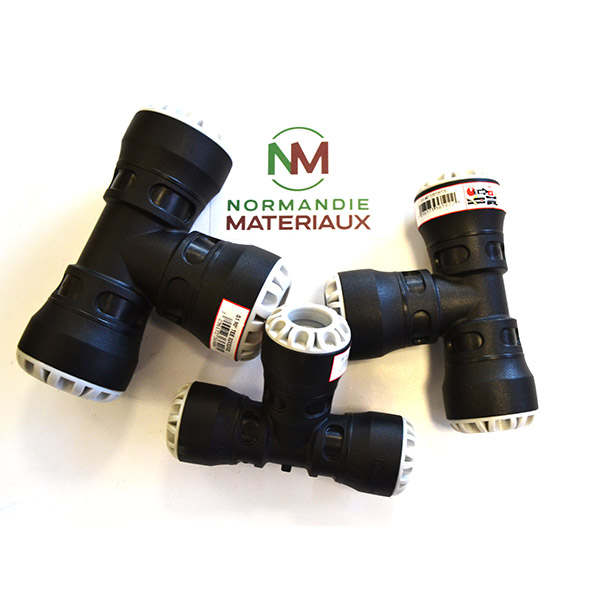 Té encliquetable automatique Plasson serie 1