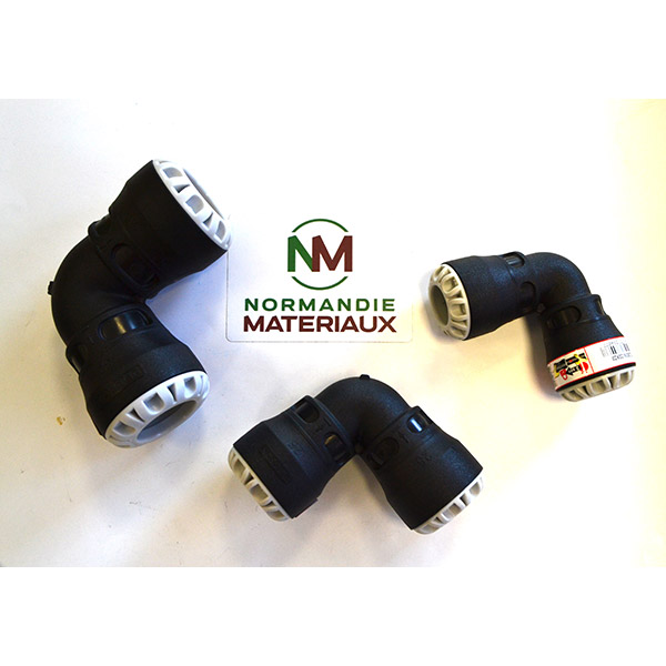 Coude encliquetable automatique Plasson serie 1