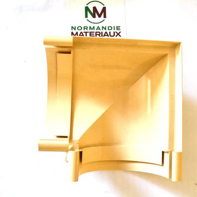 Angle gouttière 90° universel pvc sable