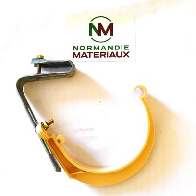 Crochet gouttière sable et étrier galva