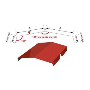 Faitiere double crantée Covéo