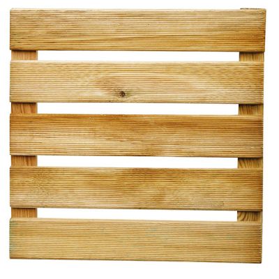 Dalle en bois ajourée