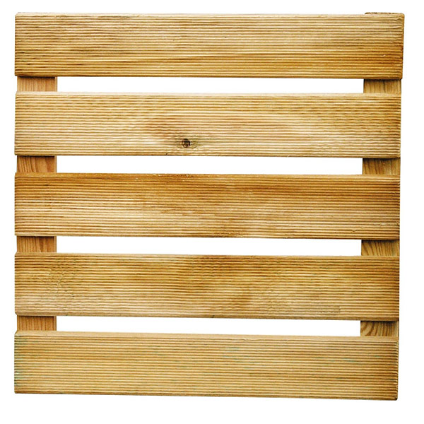 Dalle en bois ajourée